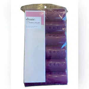 Diane 12 Pack 1 3/4” Magnetic Rollers Smooth Volume Curls NWT Vented Fas…
